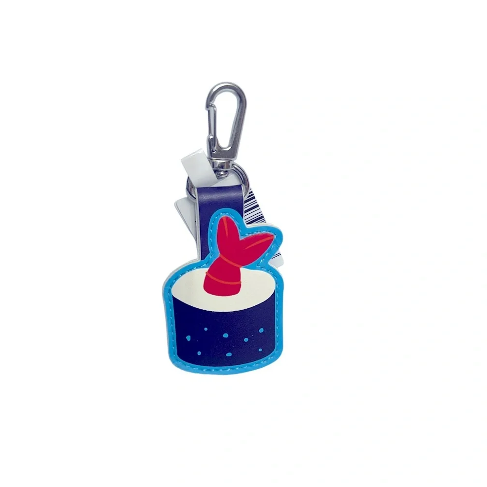 Aldi fan gear sushi quarter holder key chain nwt